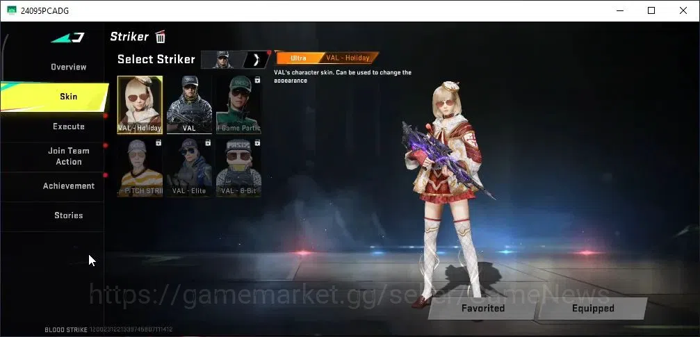 Blood Strike Accounts High-End ASIA|ETERNAL Kala Whisper|11 Legendary [M4A1 Venom,Vector Violet,Desert Eagle,URB 4