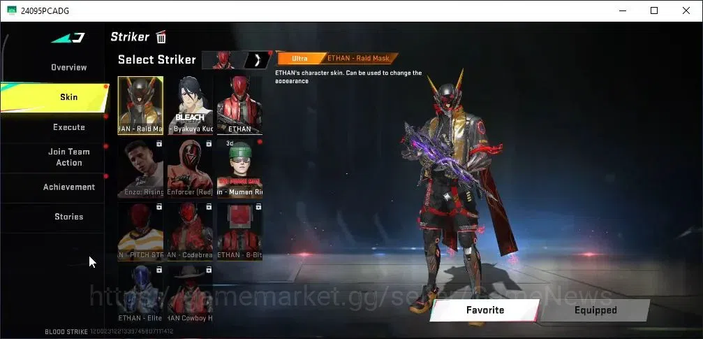 Blood Strike Accounts High-End ASIA|ETERNAL Kala Whisper|11 Legendary [M4A1 Venom,Vector Violet,Desert Eagle,URB 5