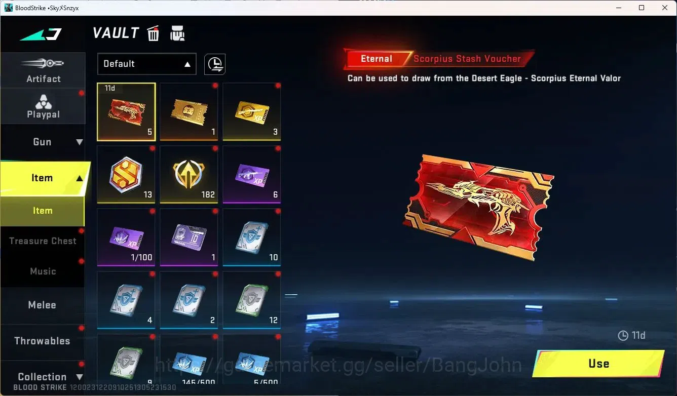 Blood Strike Accounts ASIA | Eternal Desert Eagle | 4 Collab 7DS | 3 Ult image 19
