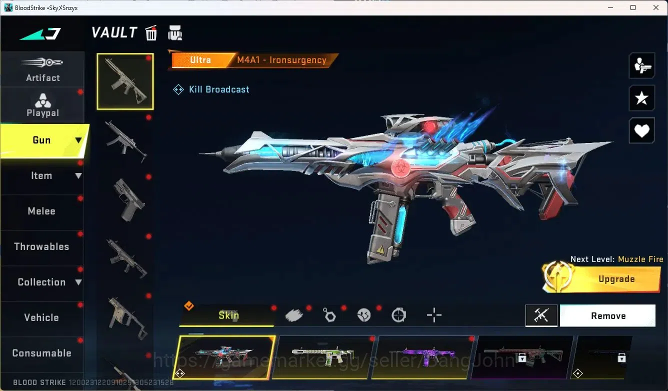 Blood Strike Accounts ASIA | Eternal Desert Eagle | 4 Collab 7DS | 3 Ult image 2