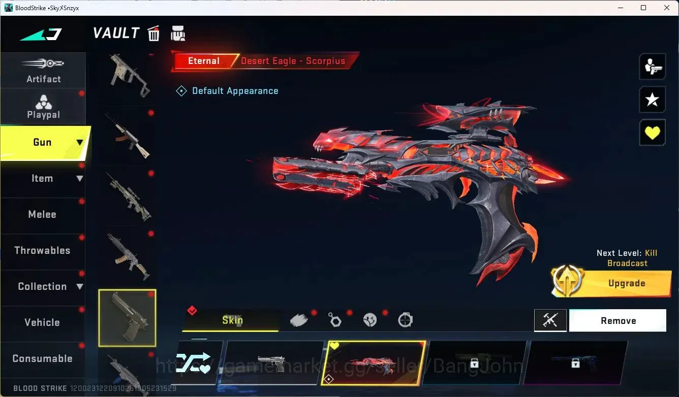Blood Strike Accounts ASIA | Eternal Desert Eagle | 4 Collab 7DS | 3 Ult image 6