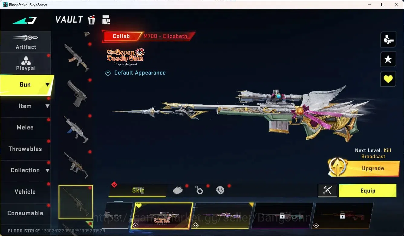Blood Strike Accounts ASIA | Eternal Desert Eagle | 4 Collab 7DS | 3 Ult image 9