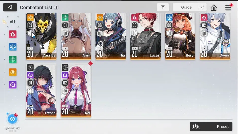 Chaos Zero Nightmare Accounts GLOBAL|Lv 43|4 SSR[Heidemarie+Sign,TipheraM1,NineM image 5
