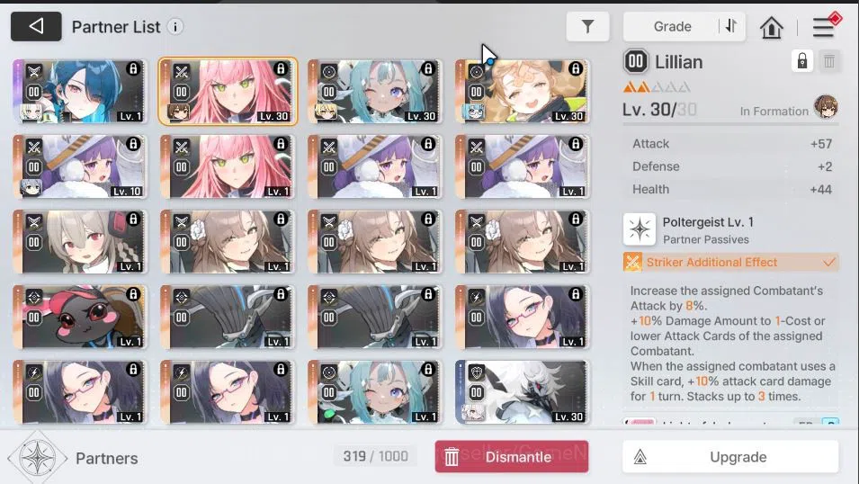 Chaos Zero Nightmare Accounts GLOBAL|Lv 43|4 SSR[Heidemarie+Sign,TipheraM1,NineM image 6