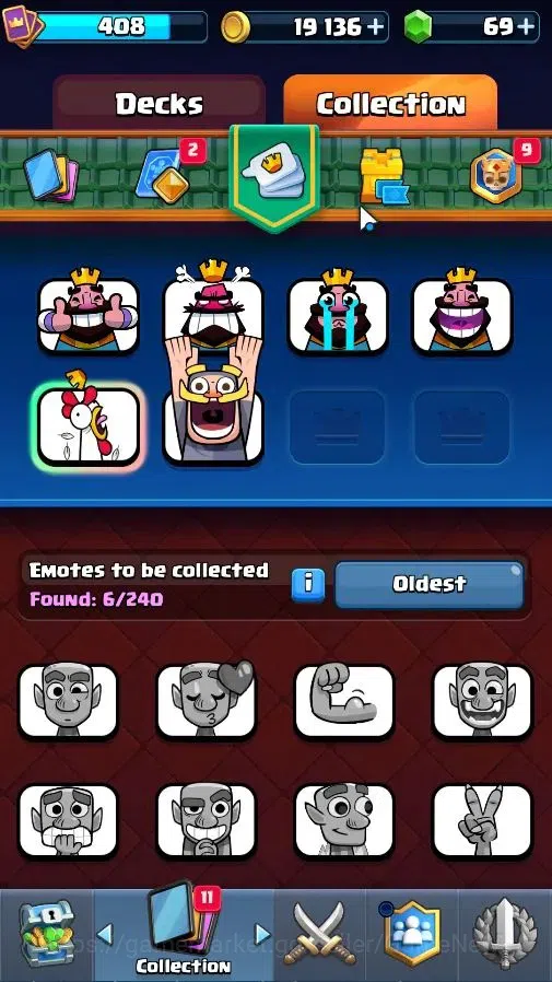 Clash Royale Accounts High-End Lv 408|KTL 9|Trophy 3107|Limited Skin|Card 57/122|4 EVO 0 Hero|1 Champ 3 Legend 8 Epic 19 10