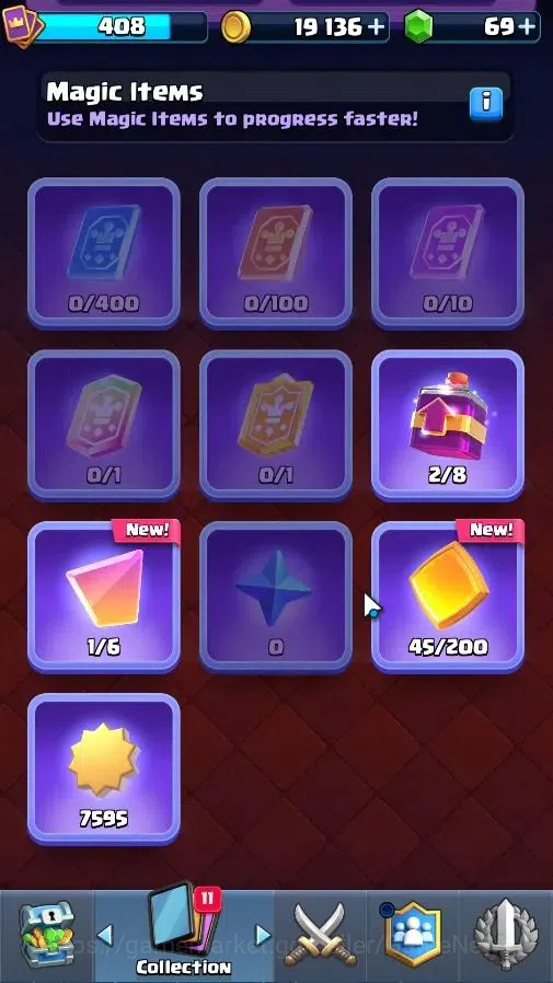 Clash Royale Accounts High-End Lv 408|KTL 9|Trophy 3107|Limited Skin|Card 57/122|4 EVO 0 Hero|1 Champ 3 Legend 8 Epic 19 9