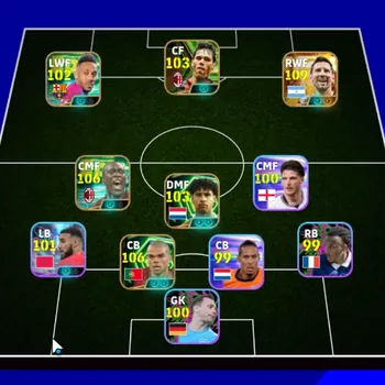 eFootball Accounts Mid-Tier Android|Power 3161|BigTime Lionel Messi|9Epic Clarence Seedorf,Pepe,Marco van Basten,Sergio