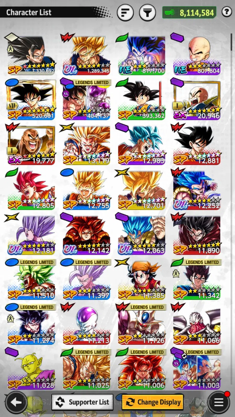 Dragon Ball Legends Accounts Android | Lvl 144| 8.1M Power |5 UL| UL  SS Goku,  image 10