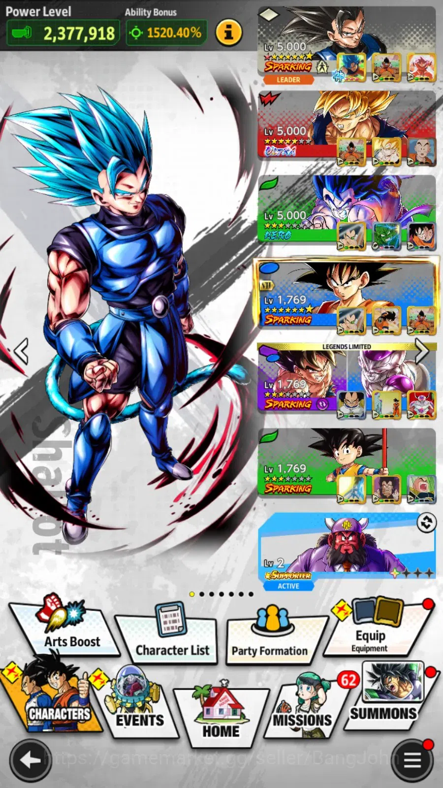 Dragon Ball Legends Accounts Android | Lvl 144| 8.1M Power |5 UL| UL  SS Goku,  image 12