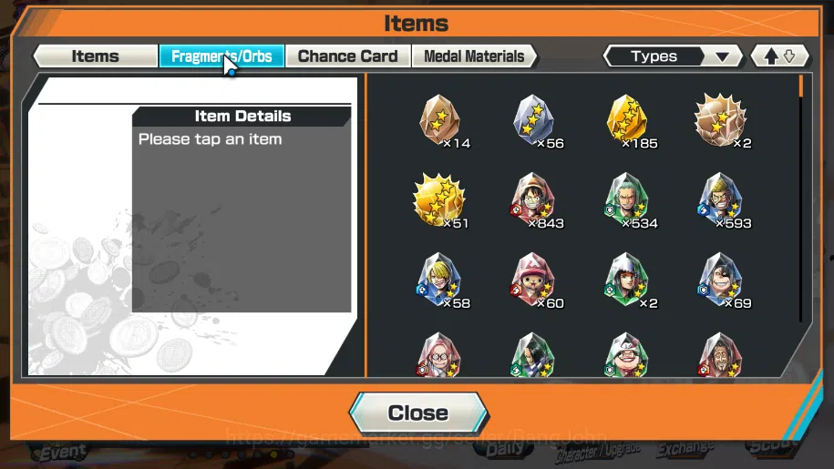One Piece Bounty Rush Accounts GLOBAL| 6 EX FR shanks, FZ zephyr, CA kaido, hero  image 11
