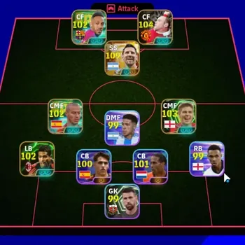 eFootball Accounts Legends & Iconic Players Android|Big Time Lionel Messi|8 Epic Wayne Rooney,Steven Gerrard,Thiago