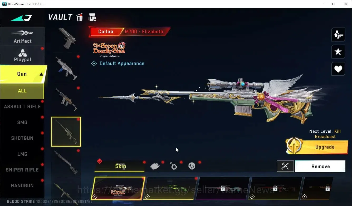Blood Strike Accounts ASIA|ETERNAL Ethan-Allien,DeAgle+Collab TR FN2000, image 12