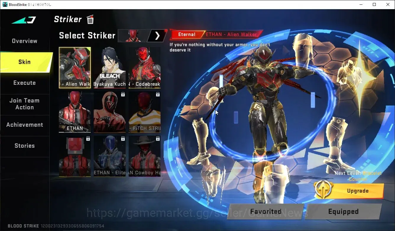 Blood Strike Accounts ASIA|ETERNAL Ethan-Allien,DeAgle+Collab TR FN2000, image 3