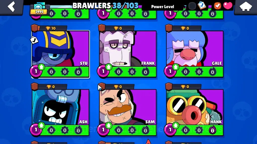 Brawl Stars Accounts 2496 Trophy|6k Bling|38 Brawlers 5 Max [Full Buffi image 11