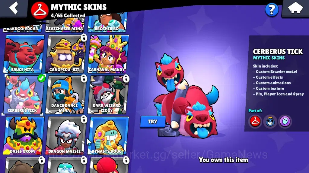 Brawl Stars Accounts 2496 Trophy|6k Bling|38 Brawlers 5 Max [Full Buffi image 15