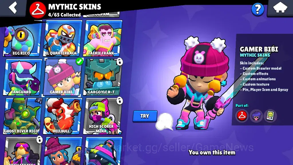 Brawl Stars Accounts 2496 Trophy|6k Bling|38 Brawlers 5 Max [Full Buffi image 16
