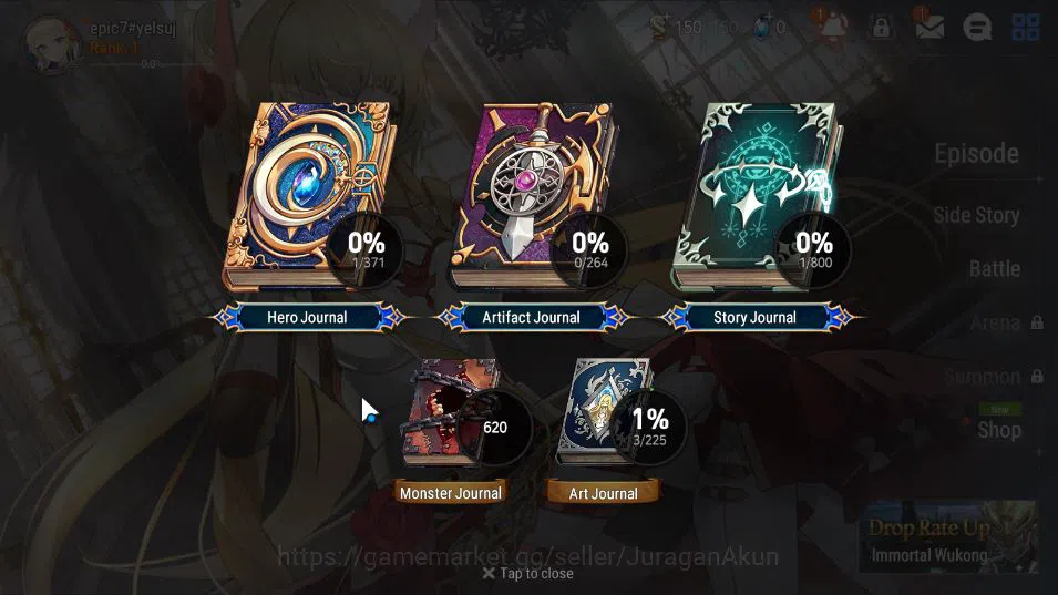 Epic Seven Accounts Global Unverif | Fresh Starter | Low Progress | 1  image 3