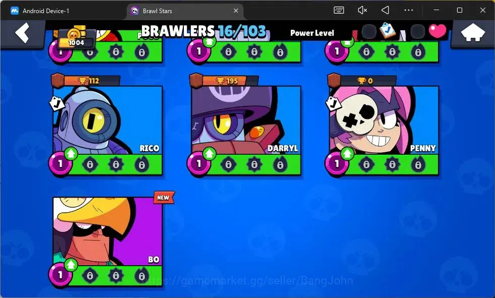 Brawl Stars Accounts Global|1004 Thropy|16 Brawler|3 Max Hypercharge(Sh image 6