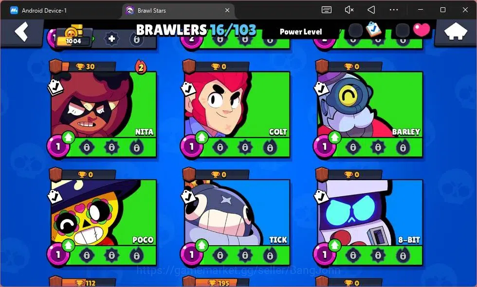 Brawl Stars Accounts Global|1004 Thropy|16 Brawler|3 Max Hypercharge(Sh image 7