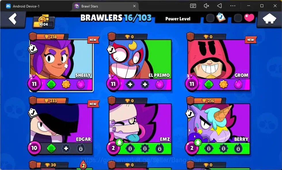 Brawl Stars Accounts Global|1004 Thropy|16 Brawler|3 Max Hypercharge(Sh image 8