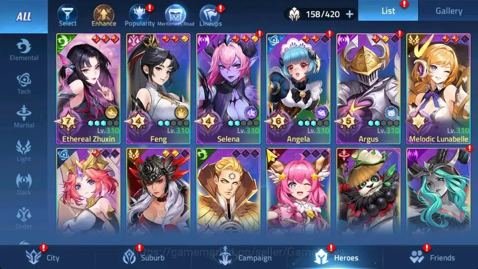 Mobile Legends: Adventure Accounts Sv 75xxx|VIP 9|Lvl 137|51,3M Pwr|12 Awk&3 UR|E Silvana,I Crocell,O Akhasic|600 Skin 3