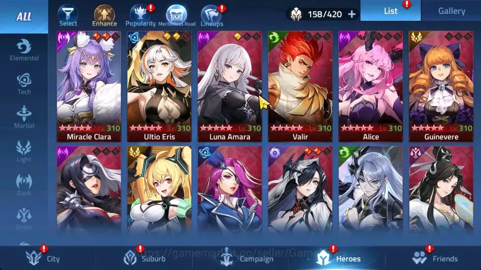 Mobile Legends: Adventure Accounts Sv 75xxx|VIP 9|Lvl 137|51,3M Pwr|12 Awk&3 UR|E Silvana,I Crocell,O Akhasic|600 Skin 4