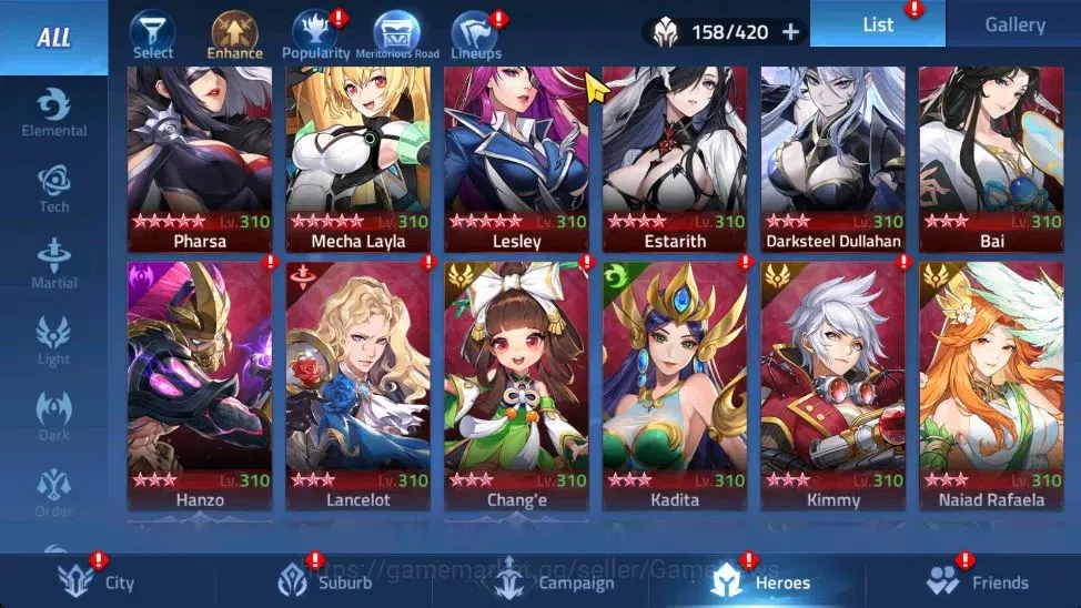 Mobile Legends: Adventure Accounts Sv 75xxx|VIP 9|Lvl 137|51,3M Pwr|12 Awk&3 UR|E Silvana,I Crocell,O Akhasic|600 Skin 5