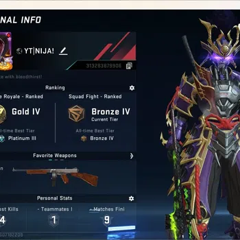 Blood Strike Accounts Others ASIA | 1 Eternal: ZERO-Odashadow|2 Ultra Gun:Origin-12 Jack Blaster,AR97 Bit Strike|3