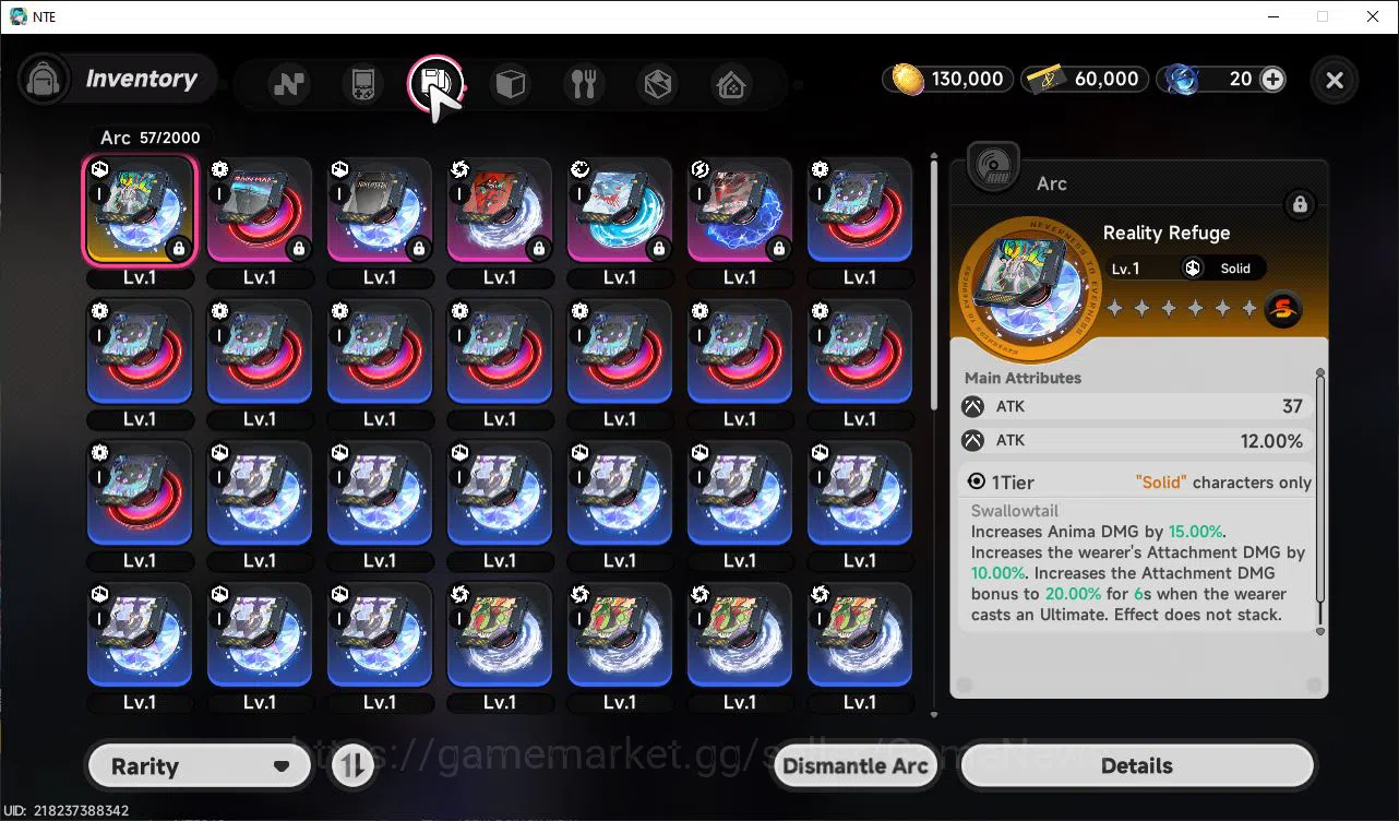 Neverness to Everness Accounts GLOBAL EU| HL 3| 1 SSR Limited Meta Nanally+Skin|6 image 8