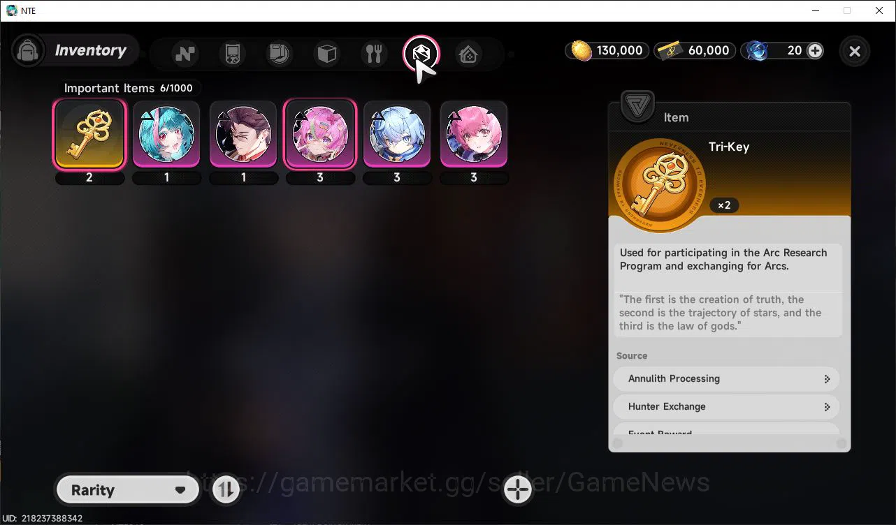Neverness to Everness Accounts GLOBAL EU| HL 3| 1 SSR Limited Meta Nanally+Skin|6 image 9