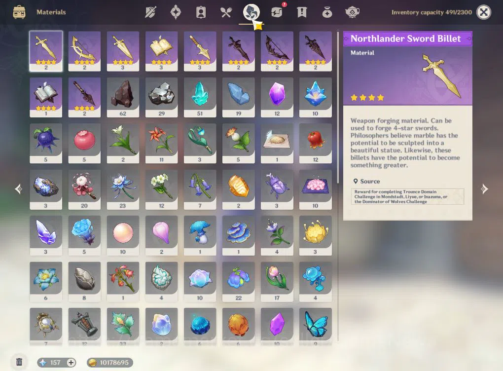 Genshin Impact Accounts ASIA|AR 52|3 Limited +6(*5Weapon)|(Clorinde,Alhaih image 7