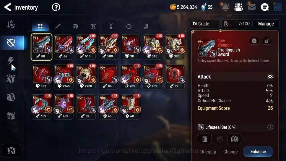 Epic Seven Accounts GLOBAL|UnVerif|2 ML[Rhianna&Luciel,Straze]+Setsuka image 13