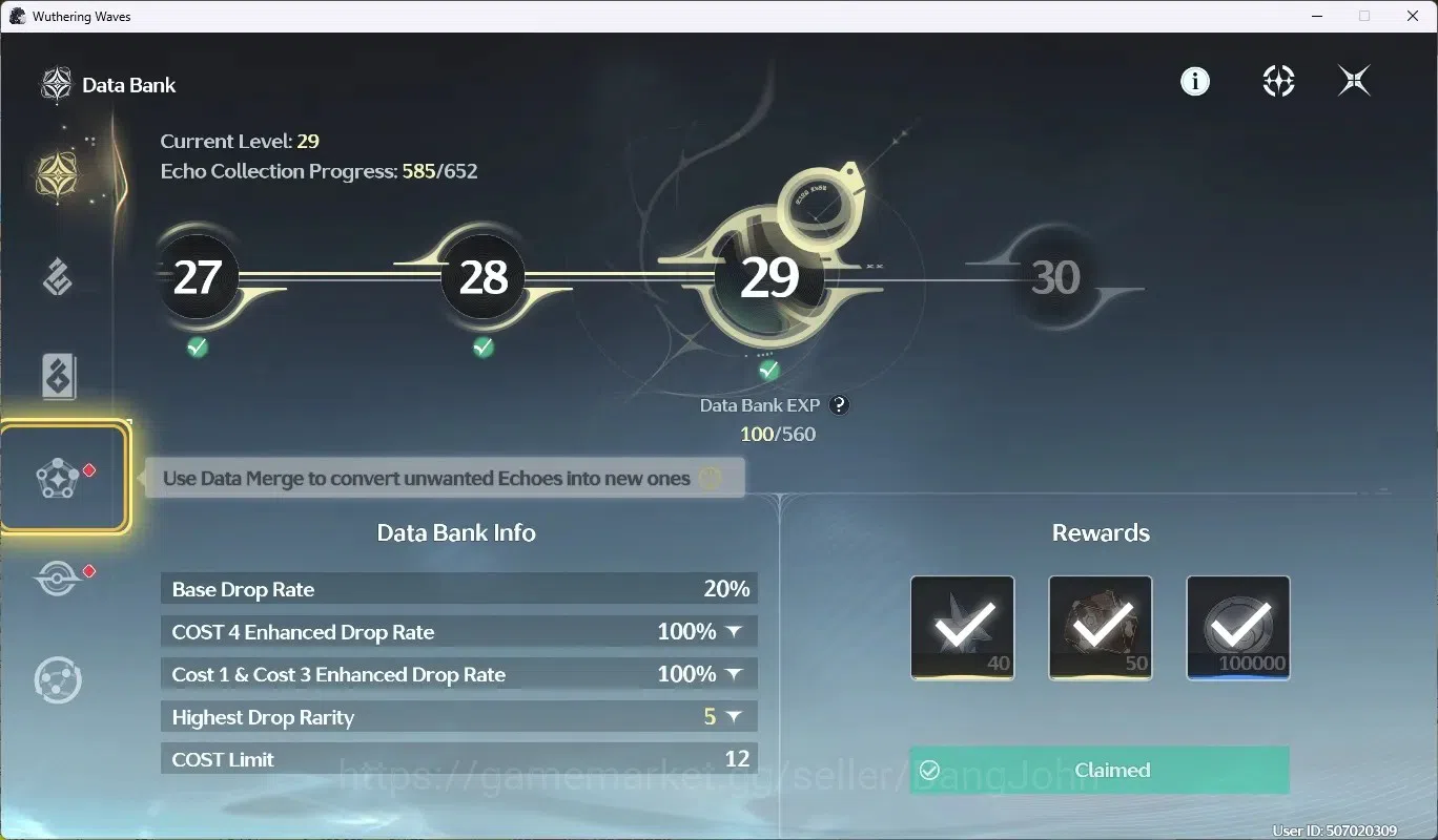 Wuthering Waves Accounts NA|UL 49|Rank5|2 Char Limited [Hiyuki RC4]+Sign, R image 15