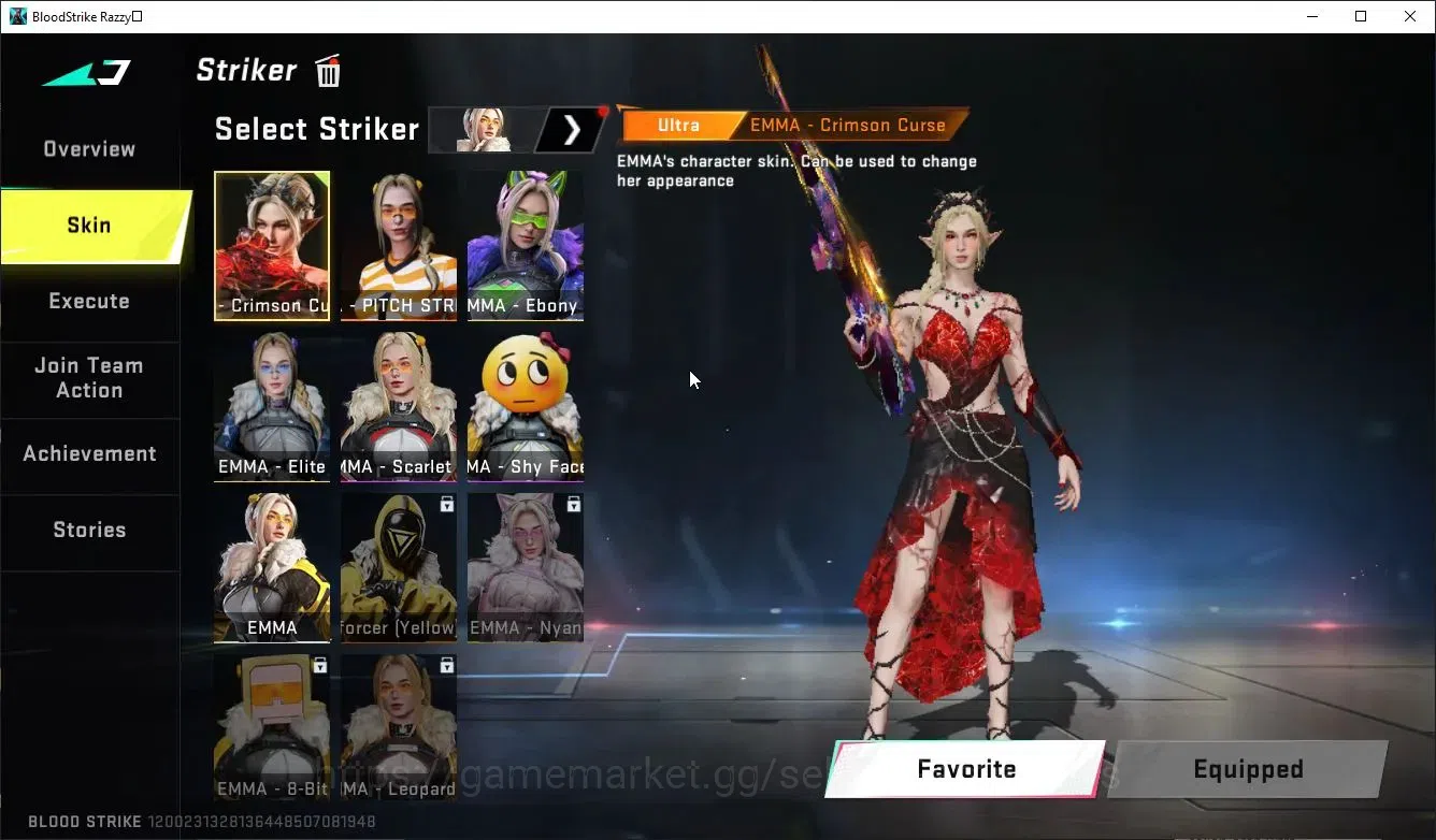 Blood Strike Accounts Collab Skin ASIA|ETERNAL DEagle+MELEE-Kukri|Collab Enzo-Kraken,TR Takemichi,MCX,FN2K+ 3 Collabs|35 14
