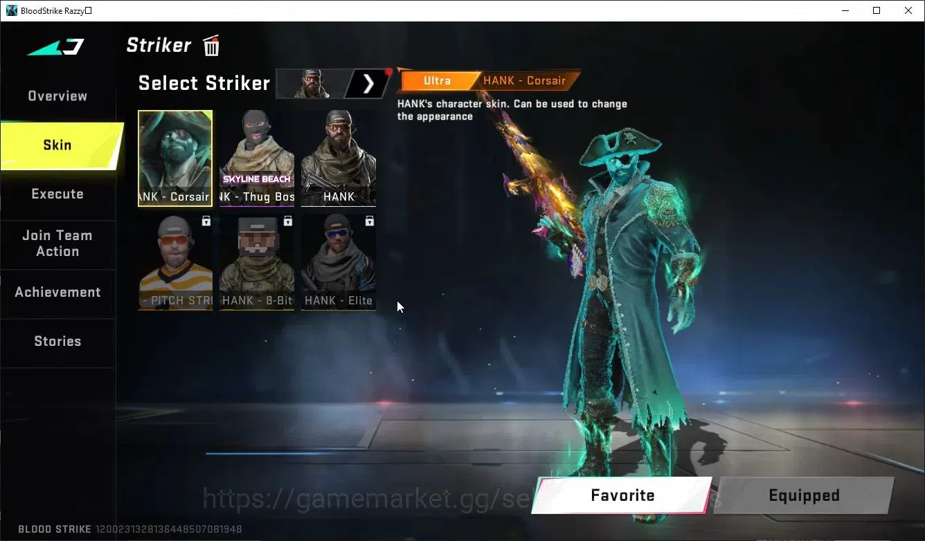 Blood Strike Accounts Collab Skin ASIA|ETERNAL DEagle+MELEE-Kukri|Collab Enzo-Kraken,TR Takemichi,MCX,FN2K+ 3 Collabs|35 15