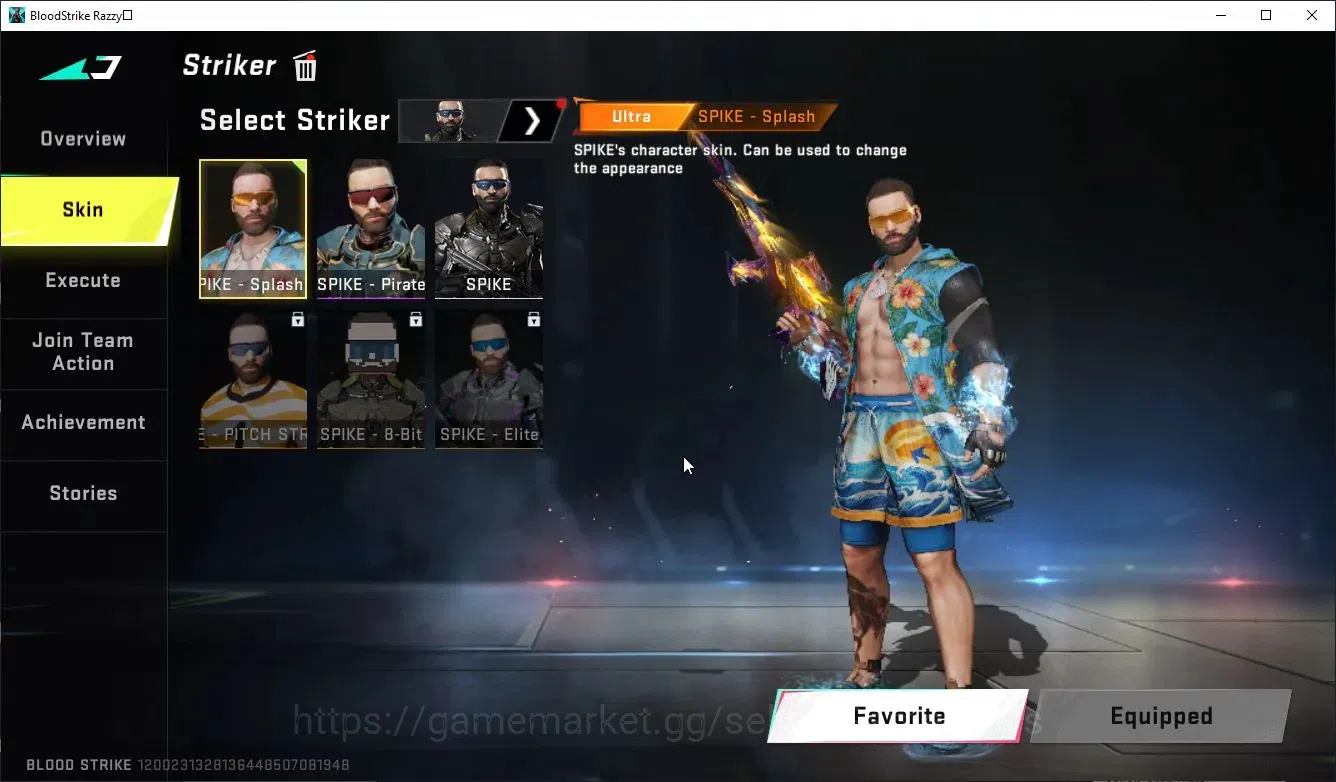 Blood Strike Accounts Collab Skin ASIA|ETERNAL DEagle+MELEE-Kukri|Collab Enzo-Kraken,TR Takemichi,MCX,FN2K+ 3 Collabs|35 20