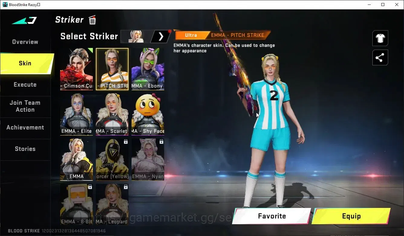 Blood Strike Accounts Collab Skin ASIA|ETERNAL DEagle+MELEE-Kukri|Collab Enzo-Kraken,TR Takemichi,MCX,FN2K+ 3 Collabs|35 5