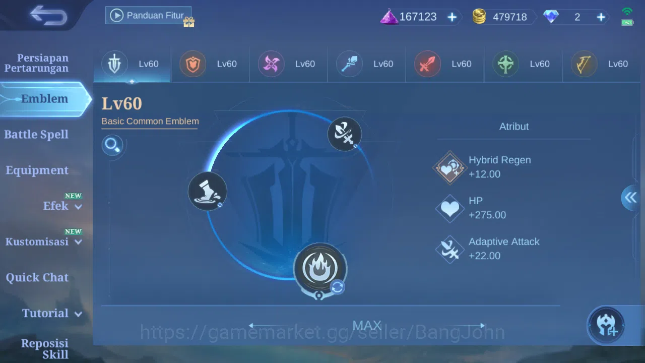 Mobile Legends: Bang Bang Accounts Others Hero 131 Skin 353 | Legend Franco | Stunt Chou, Brody | Luckybox Selena | Zodiac 13