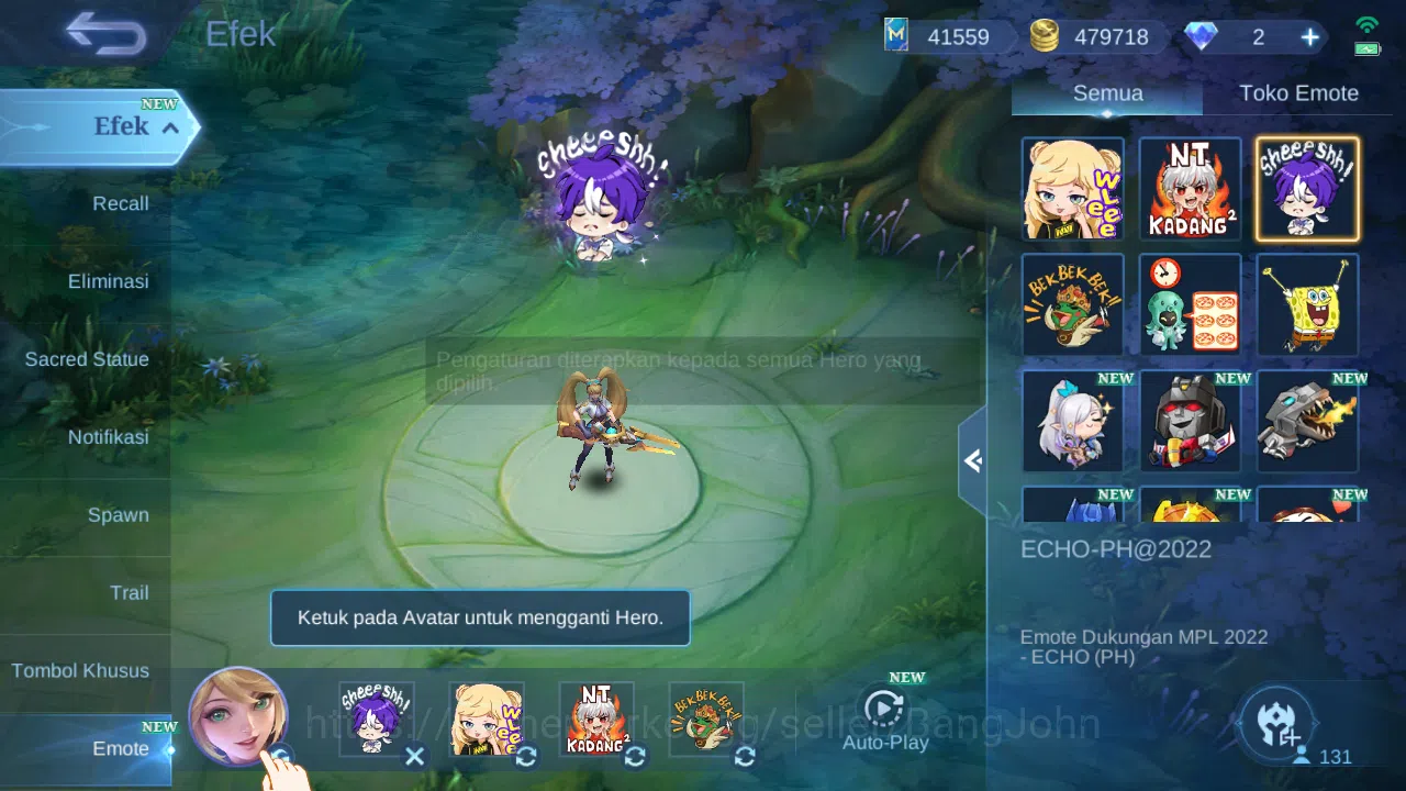Mobile Legends: Bang Bang Accounts Others Hero 131 Skin 353 | Legend Franco | Stunt Chou, Brody | Luckybox Selena | Zodiac 15