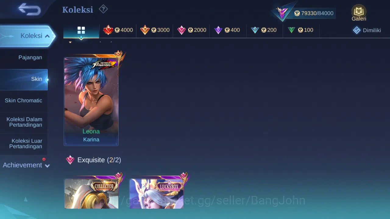 Mobile Legends: Bang Bang Accounts Others Hero 131 Skin 353 | Legend Franco | Stunt Chou, Brody | Luckybox Selena | Zodiac 3