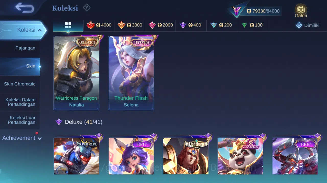 Mobile Legends: Bang Bang Accounts Others Hero 131 Skin 353 | Legend Franco | Stunt Chou, Brody | Luckybox Selena | Zodiac 4