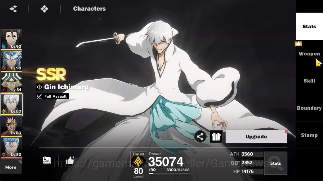 BLEACH: Soul Resonance Accounts NuverseSEA|LV68|10 SSR (AizenB1,GinB1,KenpaB1)+Sta image 14
