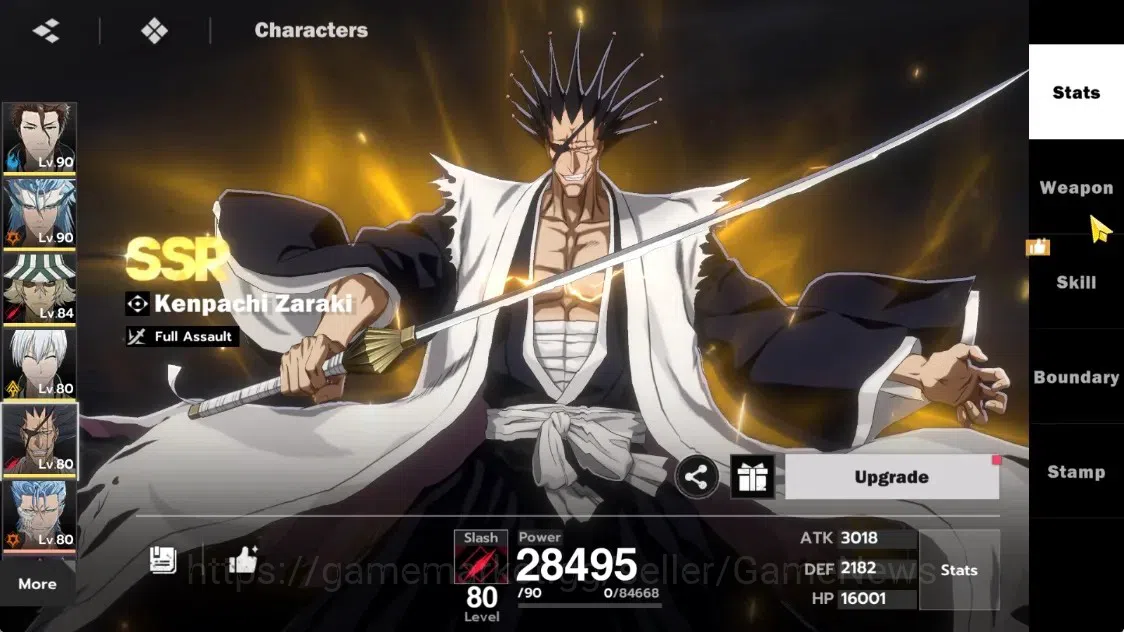 BLEACH: Soul Resonance Accounts NuverseSEA|LV68|10 SSR (AizenB1,GinB1,KenpaB1)+Sta image 18