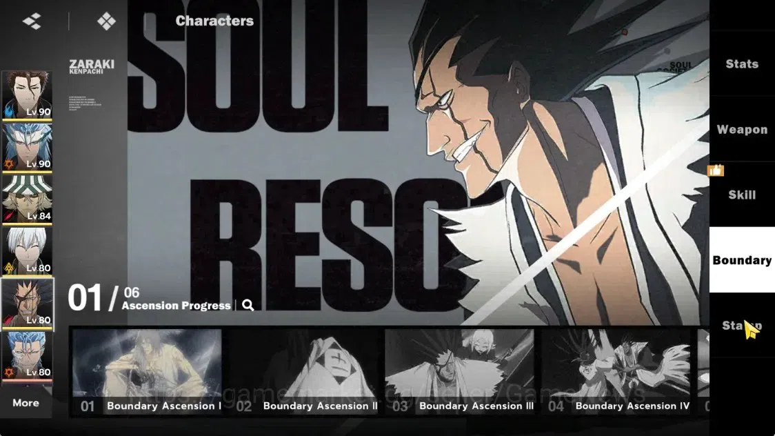 BLEACH: Soul Resonance Accounts NuverseSEA|LV68|10 SSR (AizenB1,GinB1,KenpaB1)+Sta image 20