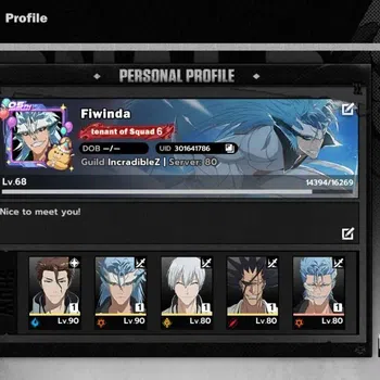BLEACH: Soul Resonance Accounts NuverseSEA|LV68|10 SSR (AizenB1,GinB1,KenpaB1)+Sta image 1