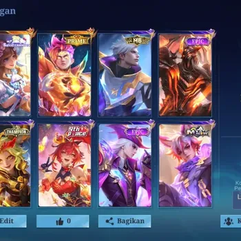 Mobile Legends: Bang Bang Accounts Others Global|172S|Expert|SanrioFloryn,PRIME Claude,Champion Joy,Spongebob Cyclops,Epic