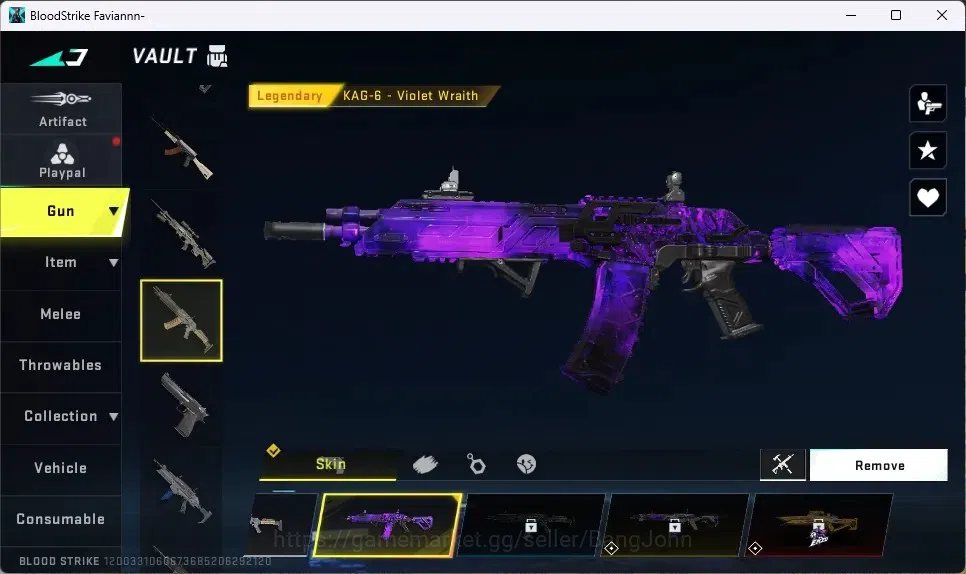Blood Strike Accounts ASIA | 2 ULTRA GUN: M700,Galil|1 ULTRA STRIKER JET image 2