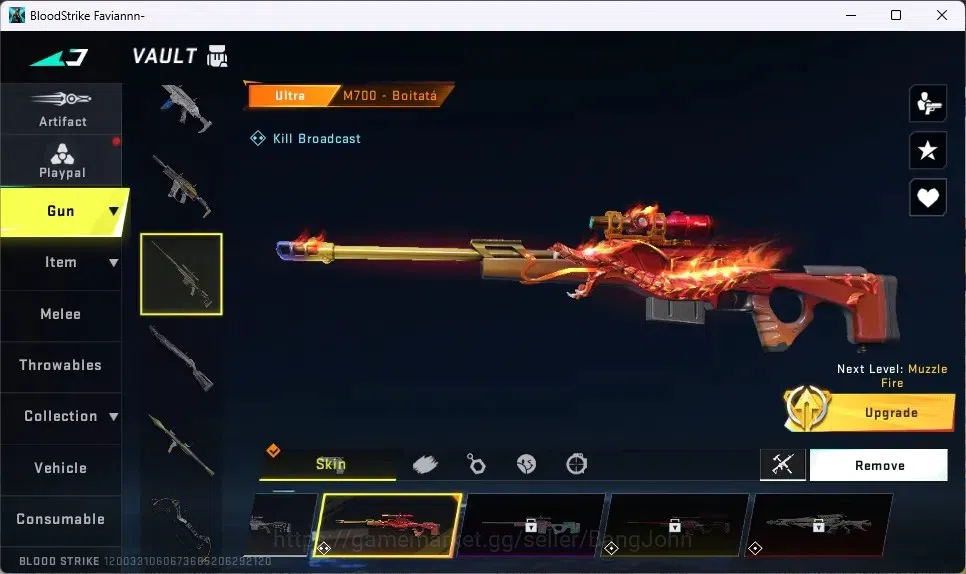 Blood Strike Accounts ASIA | 2 ULTRA GUN: M700,Galil|1 ULTRA STRIKER JET image 3