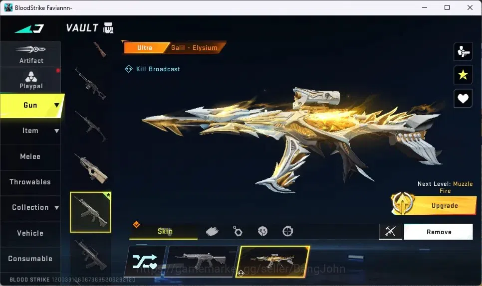 Blood Strike Accounts ASIA | 2 ULTRA GUN: M700,Galil|1 ULTRA STRIKER JET image 4