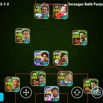 eFootball Accounts Legends & Iconic Players Android|PW 3208|Rivaldo BigT,Wayne Rooney Epic,Didler Drogba Epic,Frank Rljkaard